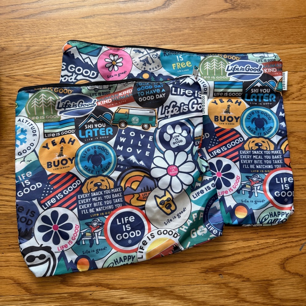 Life is Good travel packing bags - Picture 2 of 4